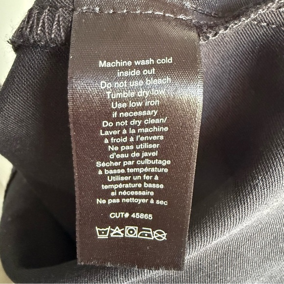 Rag & Bone Nina High-Rise Pull-On Black Pants — Women’s S, Slim Stretch - Picture 11 of 16